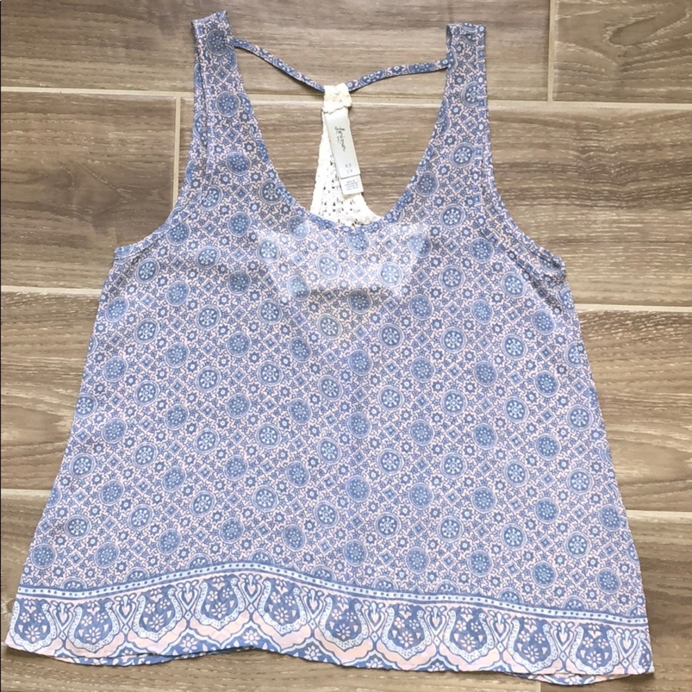 Razor back tank top